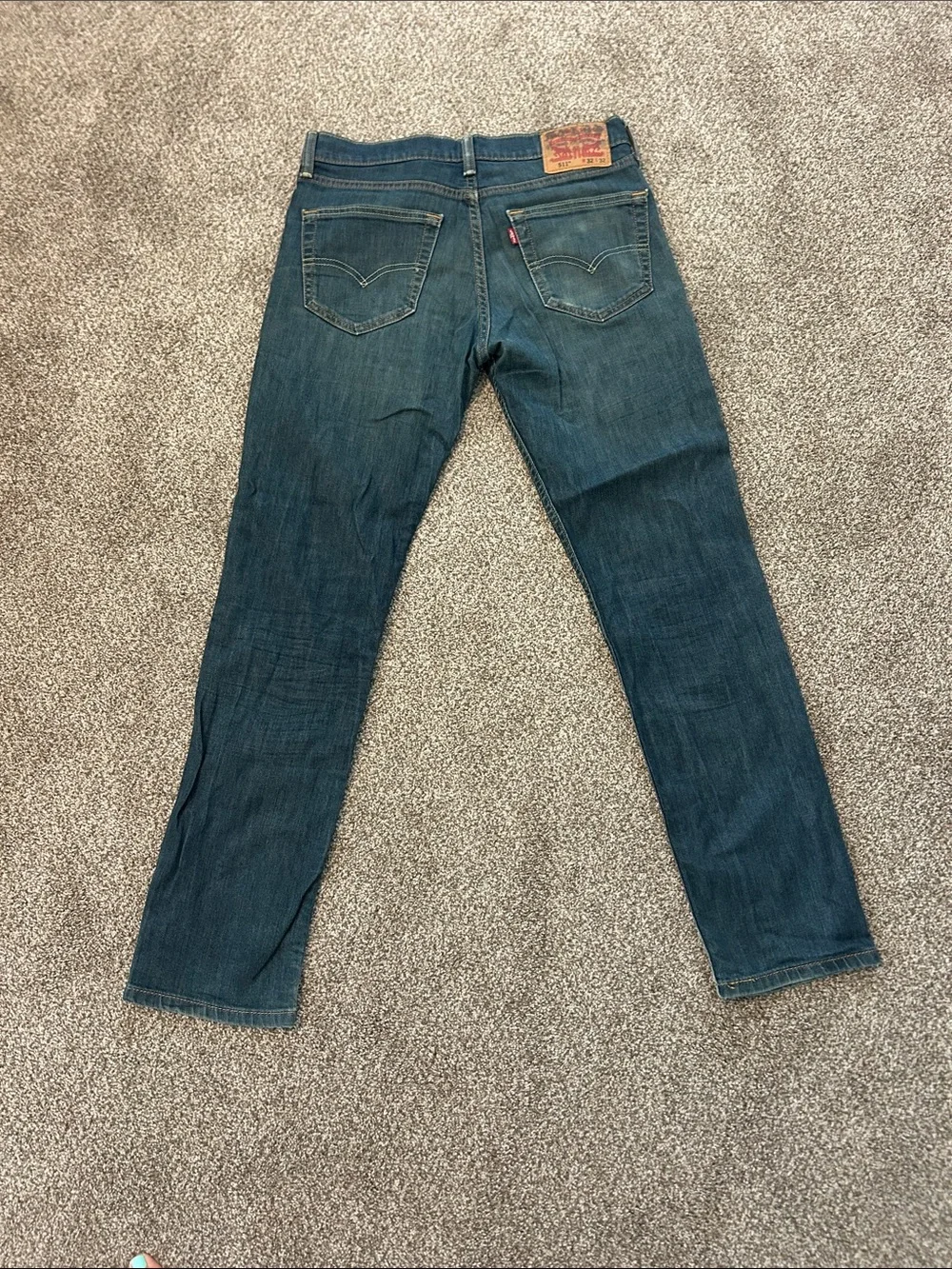 Levi's Men's Dark Blue Straight Jeans